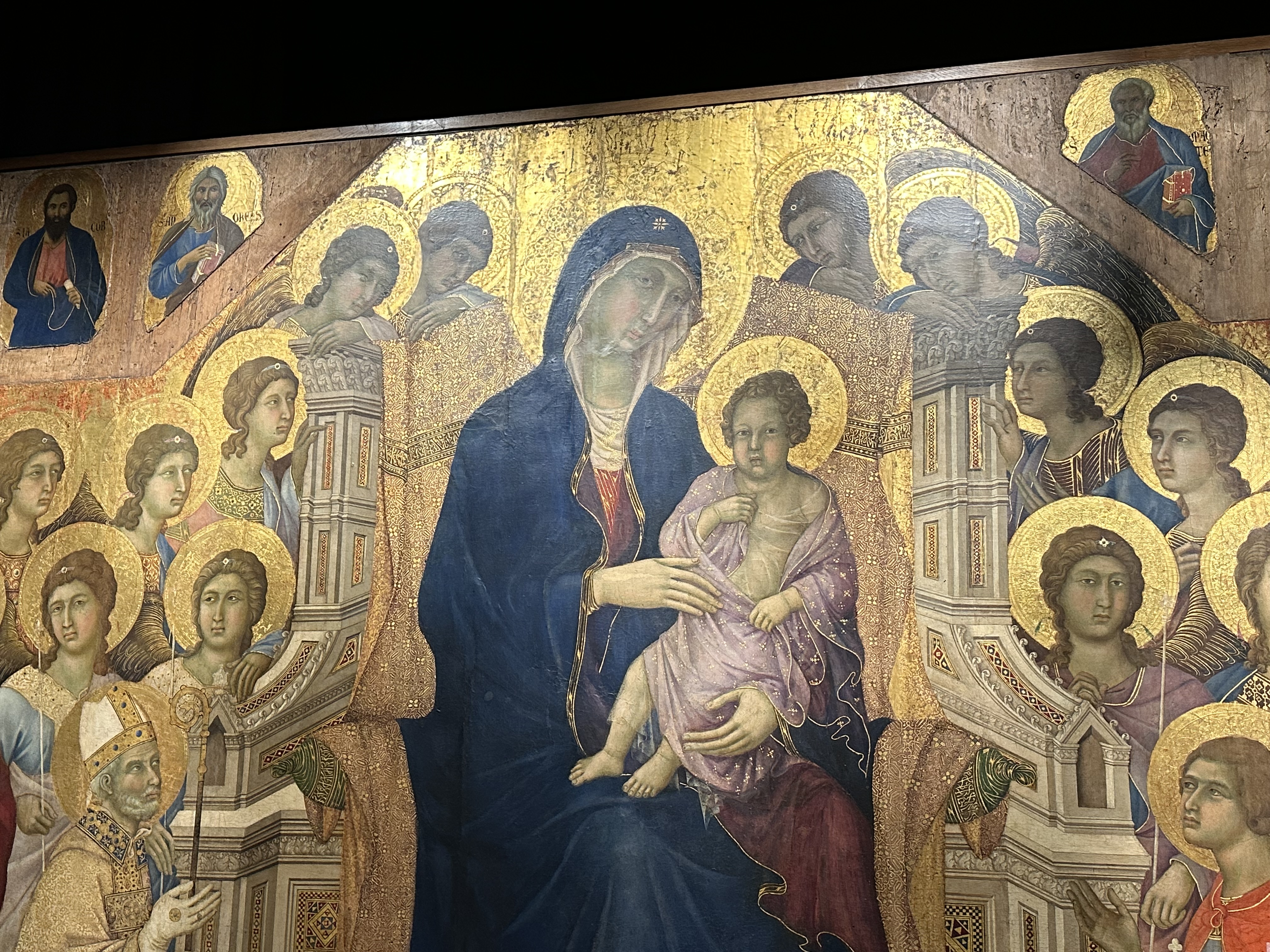 クリプタ（Cripta）のフレスコ跡