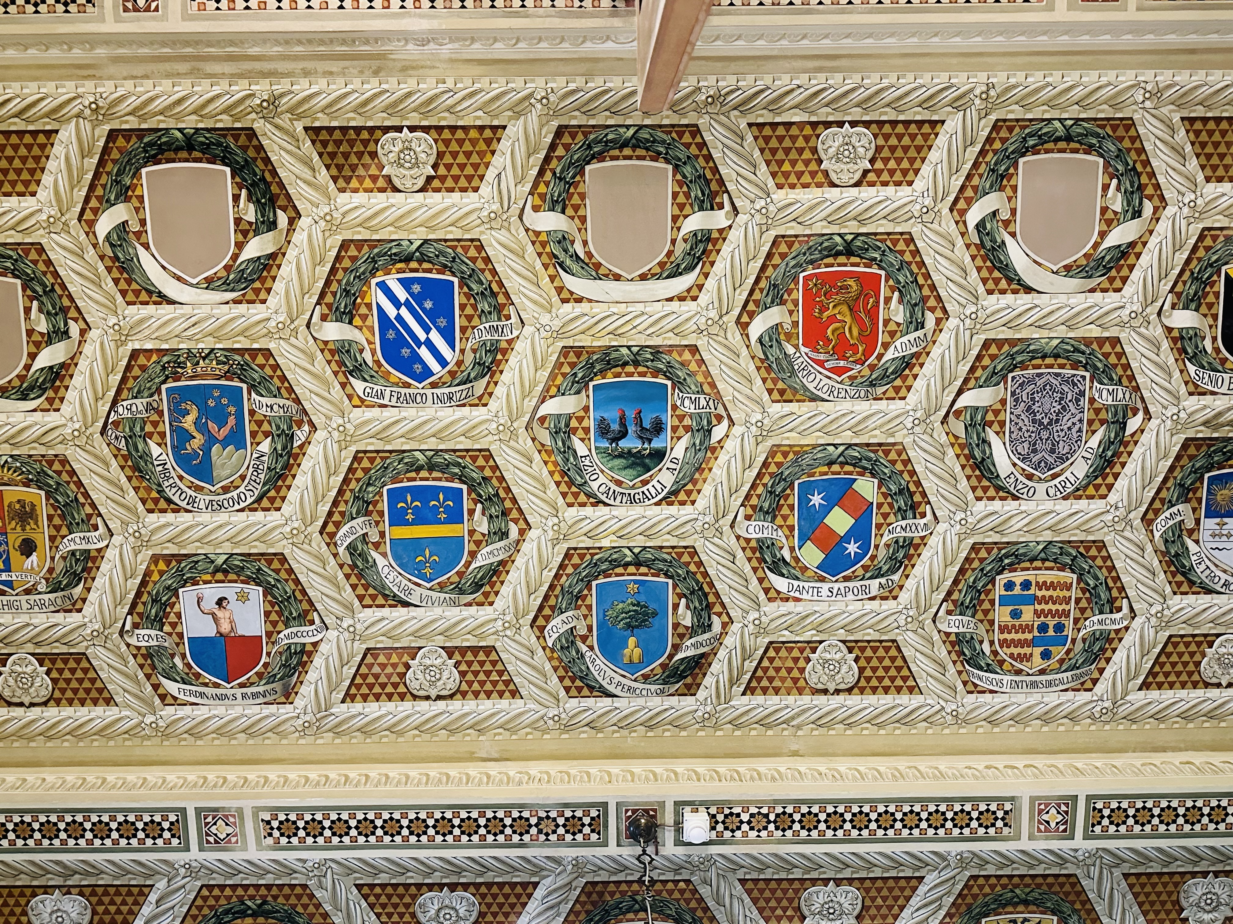 クリプタ（Cripta）のフレスコ跡